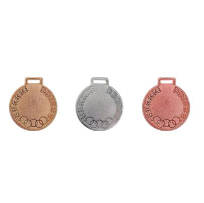 Olympic Designed Medals  2 5 Inch Diameter  Gold  Silver  Brown  for Sports Events